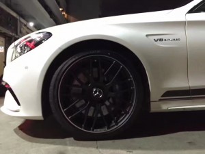 奔馳，換 原廠 C63S  鍛造 19寸，完工！