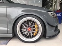 95新，日本  锻造 双片 BBS LM269   19寸  8.5J   ET32  5*112