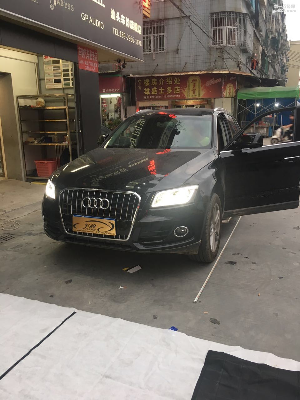 奧迪Q5裝360度全景行車記錄儀/給你看得見的安全/汕頭車韻