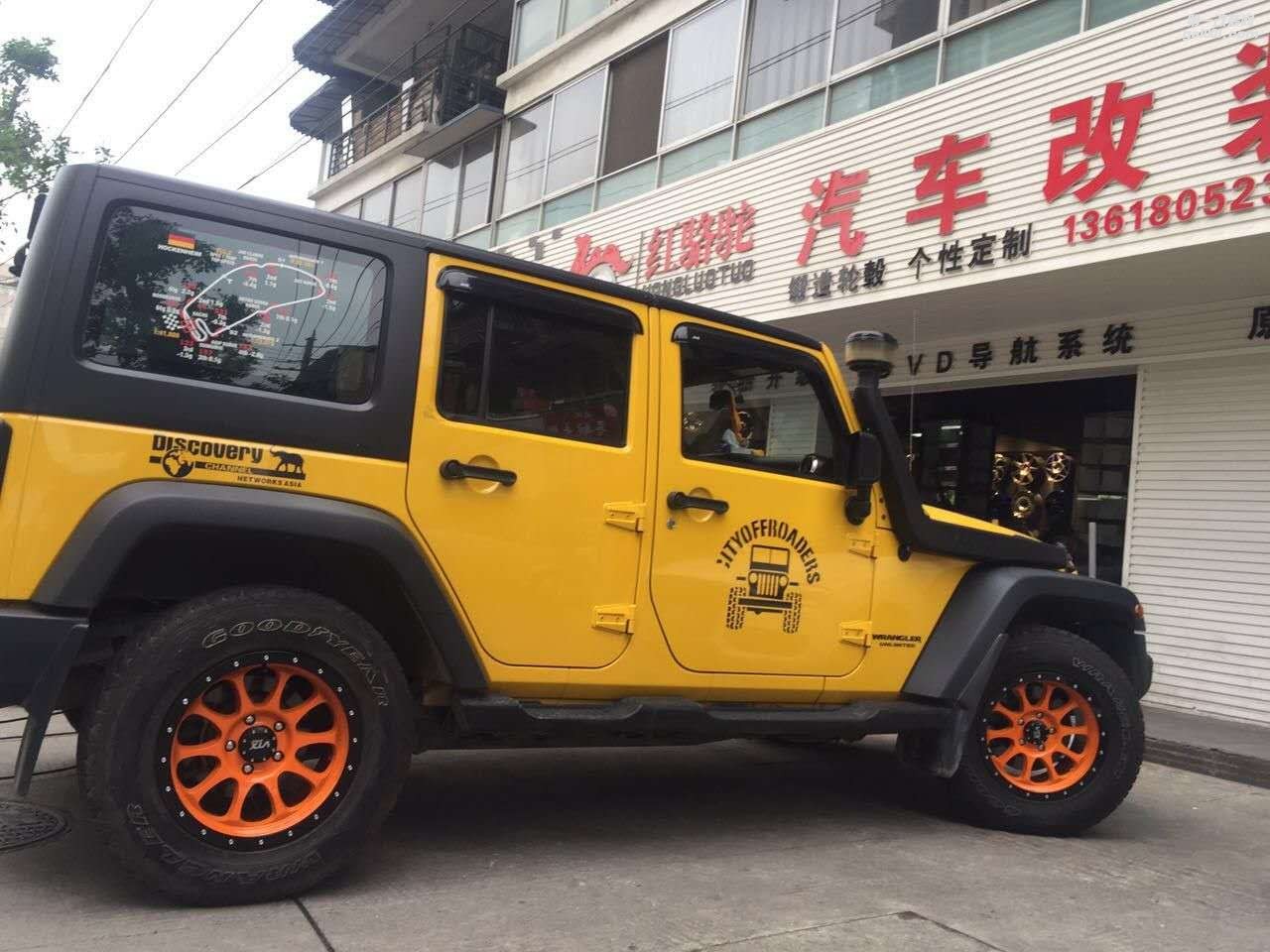 JEEP 牧馬人改裝17寸美國VTX越野輪轂