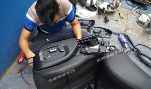 路虎正副駕駛電動(dòng)座椅改裝案例