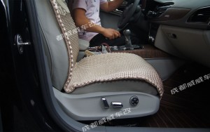 奧迪A6L主副駕駛電動(dòng)座椅改裝案例