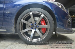 成都極速改裝店 英菲尼迪Q50 改裝輪轂卡鉗案例