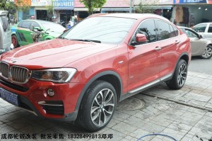 成都極速輪轂 寶馬X3改裝19寸定制鍛造輪轂案例
