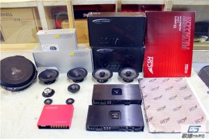 武漢途銳改裝伊頓RSE三分頻 ARC功放 歌德汽車影音