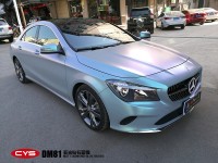 CYS亞光鉆石藍(lán)銀車身改色膜 車衣裳DM81亞光鉆石藍(lán)銀改色膜
