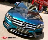 CYS幻彩藍(lán)綠車身改色膜 車衣裳MG68幻彩藍(lán)綠改色膜