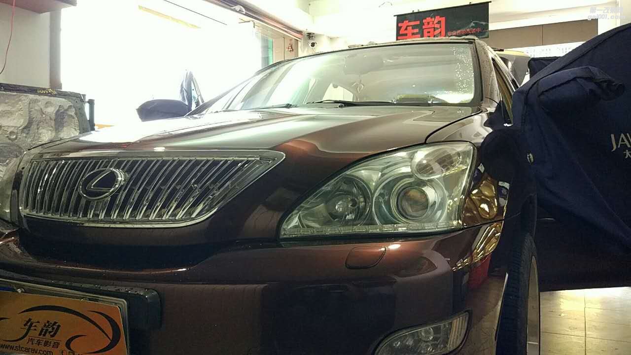雷克薩斯RX汽車音響隔音改裝升級(jí)交流空間佳作 汕頭車韻汽車音響定制中心
