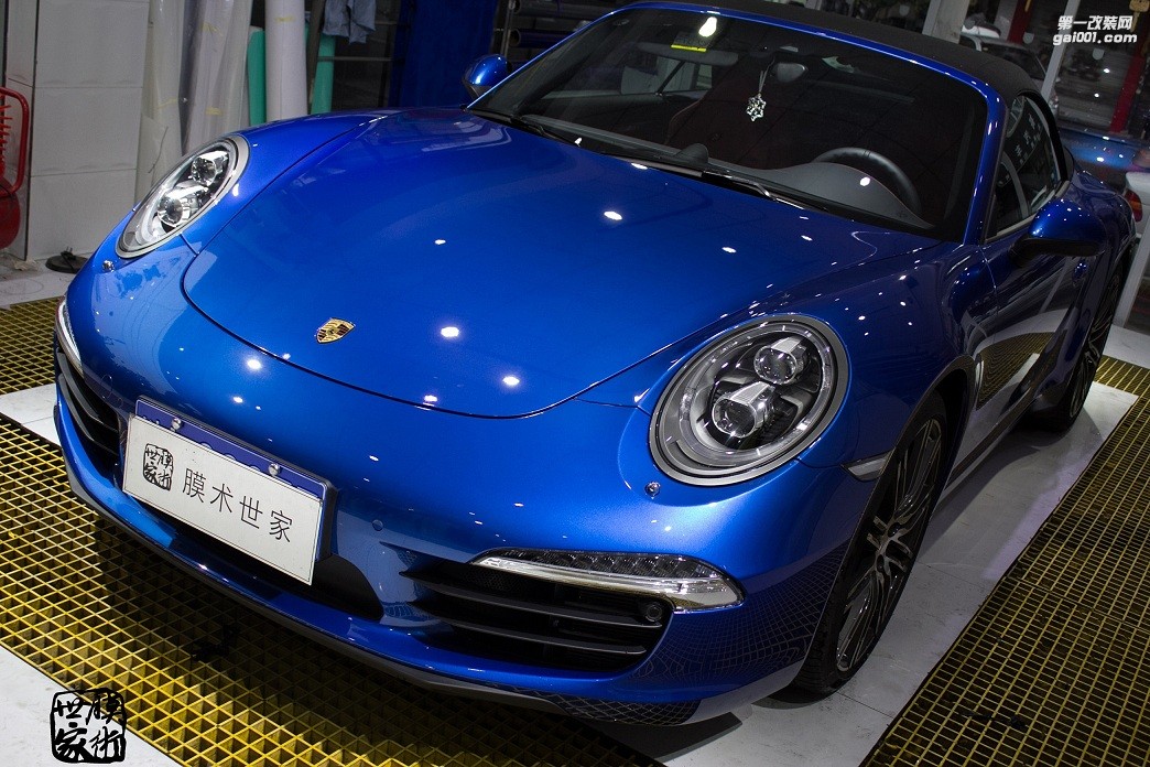 成都新買(mǎi)保時(shí)捷911全車(chē)施工車(chē)身透明膜，隱形車(chē)衣