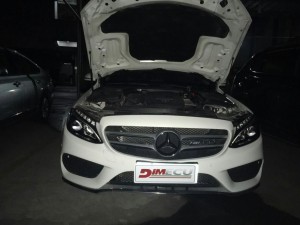 又一臺(tái)奔馳c200l 刷ecu 提升動(dòng)力 東莞上門(mén)電腦升級(jí)