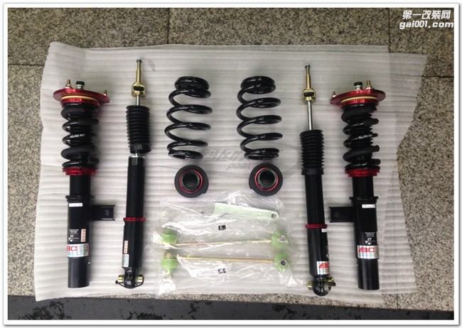 奧迪A3改裝BC V1避震原車款式輪轂