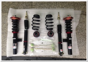 奧迪A3改裝BC V1避震原車款式輪轂