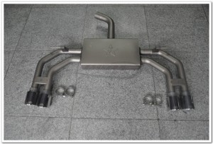 奧迪A3改裝雷鳥排氣輪轂噴膜卡鉗噴漆
