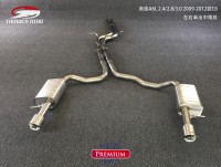 奧迪A6L 2009-2012款C6左右單出直通中尾段