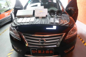清遠汽車音響改裝隔音升級-日產(chǎn)軒逸 -清遠至上音樂