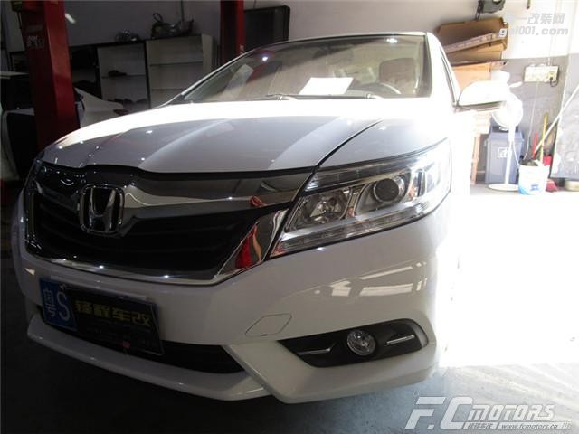 廣州改車燈【鋒程車改】本田凌派改燈氙氣燈改裝海拉五雙光透鏡