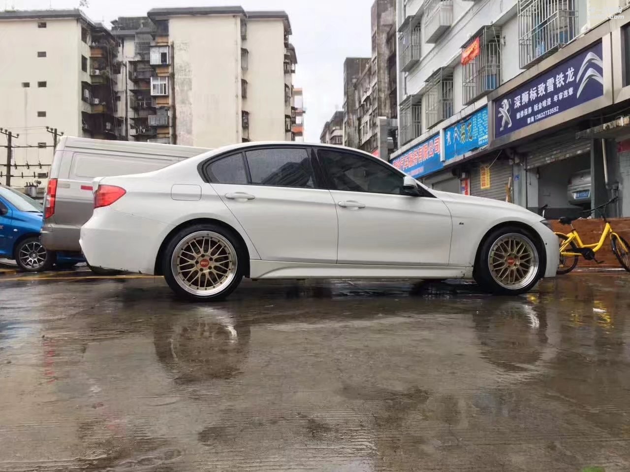 寶馬，換 日本 BBS  完工！  BBS  LM 全新 19寸 ? 倍耐力 PO