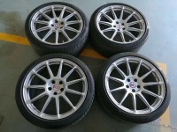 美國  HRE 20*9.5 ET35 5*112  合裝 Audi A5 A7 S567 ，Macan
