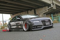 奧迪A7 Audi S7改裝LB PERFORMANCE寬體大包圍 RS7前后唇尾翼輪眉