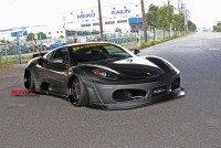 法拉利F430改裝LB PERFORMANCE寬體套件 原裝正品LB尾翼寬體輪眉