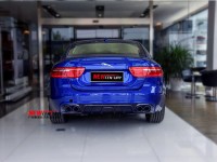 捷豹XE改裝碳纖維后唇 新款XE 2.0T 240PS R-Sport4出排氣小包圍