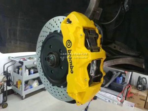 奧迪A6改裝BREMBO GT6剎車卡鉗