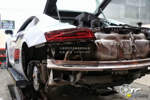 奧迪R8 V8改裝 IPE排氣上車