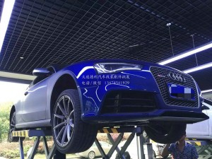 奧迪RS5---AWE頭段排氣+AK中尾段