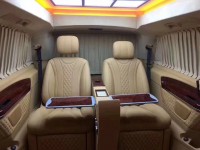 西安商務(wù)車(chē)改裝，奔馳V260的蛻變似蝴蝶破繭而出