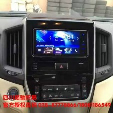 16款豐田蘭德酷加裝建伍CARPLAY導(dǎo)航建伍DDX917WS
