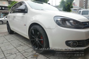 成都極速眾高爾夫 升級(jí)18寸雅泛迪SP91 半亞黑裝車案例