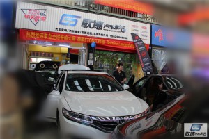 武漢本田思鉑睿改裝ETON和斯派朗汽車音響 歌德汽車影音