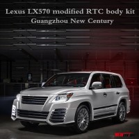 老款雷克薩斯LX570改裝寬體大包圍 RTC前杠后杠尾翼 訂制排氣套件