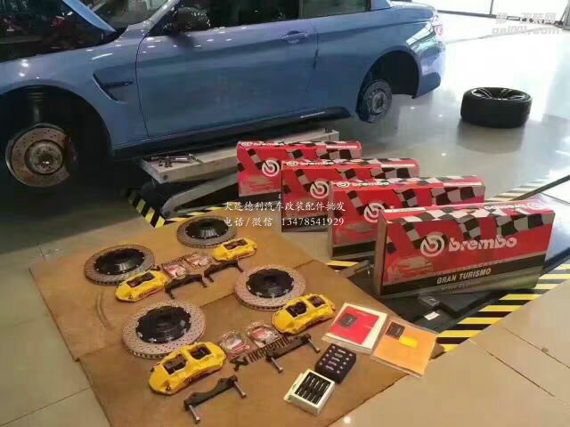 新款寶馬3系改裝Brembo GT 前六后四 剎車套裝案例