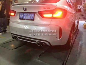 寶馬X6 改裝 德國Repose中尾段四出閥門排氣 閥門關(guān)閉，靜如原廠。閥門打開，聲浪高亢渾厚。自動模式，優(yōu)化低扭煩惱。