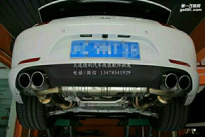 保時(shí)捷911 改裝repose四出中尾段閥門排氣