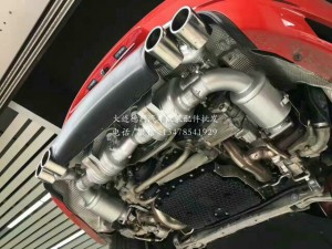 新款保時捷911.2 3.0T Repose四出閥門款排氣 原裝位完美安裝完工