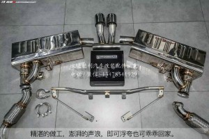 保時捷981 Boxster S 更換IPE中尾段閥門排氣