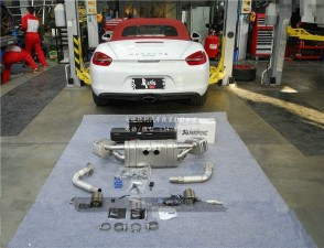 保時捷981boxster改裝AK天蝎排氣
