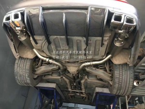 奔馳 CLS320 C218 升級RES中尾段閥門排氣
