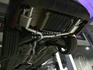 奔馳C200L 改裝Repose中尾段閥門排氣