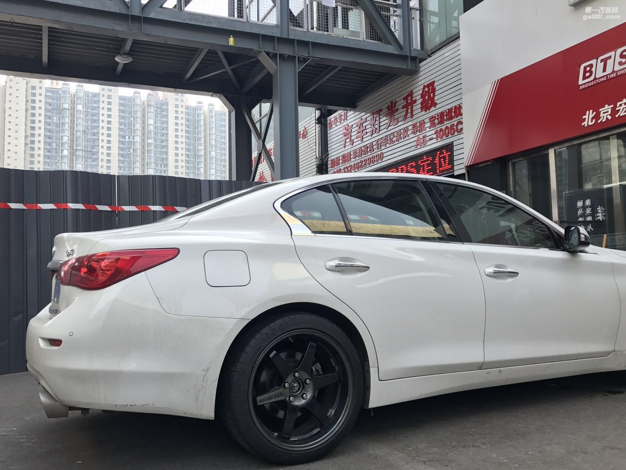 海亞：英菲尼迪Q50 RAYS TE37SL 19 PW 黑色銀標  定制數據