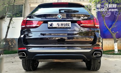 寶馬X5改麂皮絨頂棚+方口排氣and舒適進入