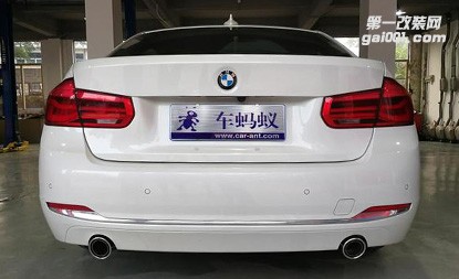 寶馬3系單邊單出排氣升級(jí)雙邊單出排氣