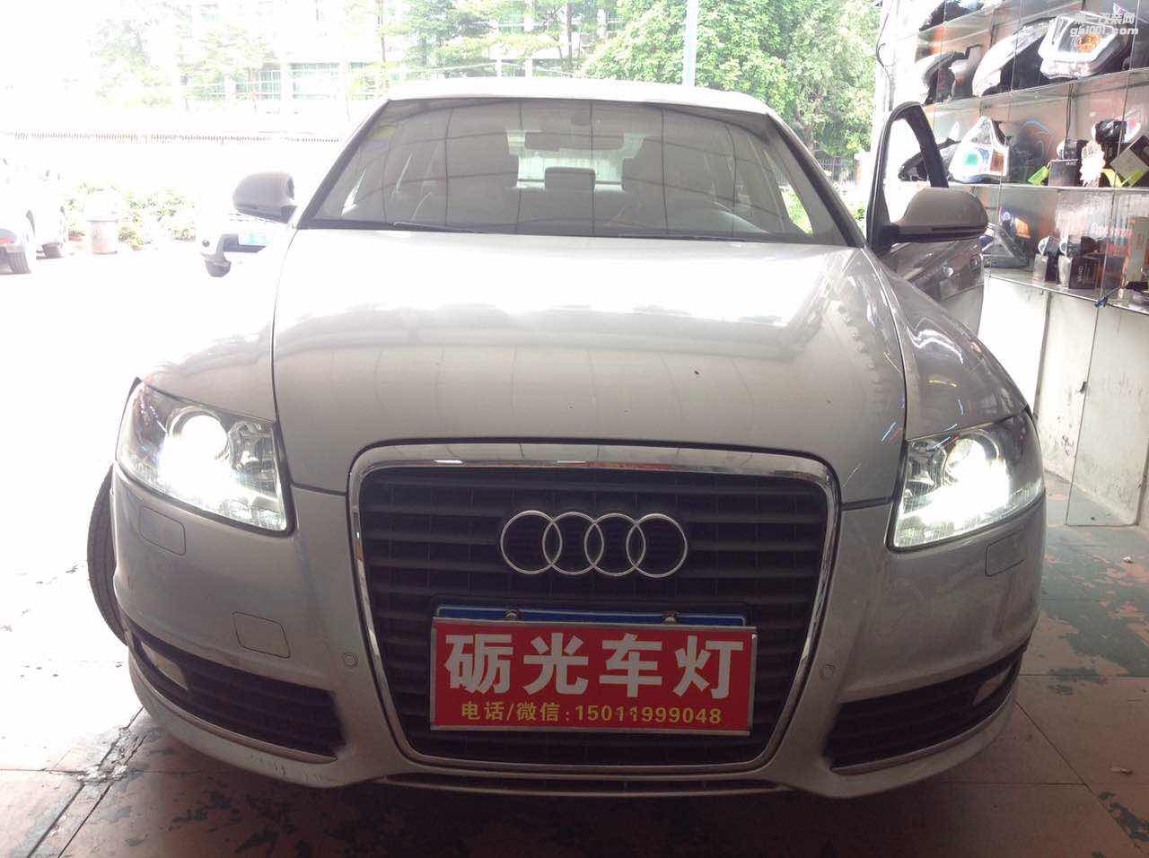 廣州專業(yè)改燈 奧迪A6L大燈升級(jí)頂級(jí)海拉5雙光透鏡飛利浦套餐