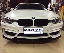 成都銳行-寶馬320改裝MP尾段排氣M3前杠MP后杠側裙碳纖尾翼HSR頭段