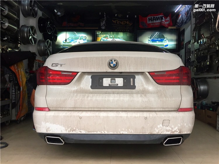 寶馬528GT改裝方口尾喉套件原廠雙邊后唇-成都銳行