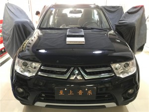 清遠(yuǎn)汽車音響改裝——三菱帕杰羅音響改裝歌劇世家DSP i8