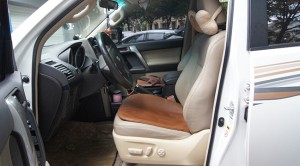 豐田霸道 普拉多電動(dòng)座椅改裝--成都威威車(chē)改