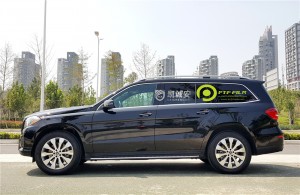 郑州PTF透明膜店奔驰GLS450专车专用效果凯诚安